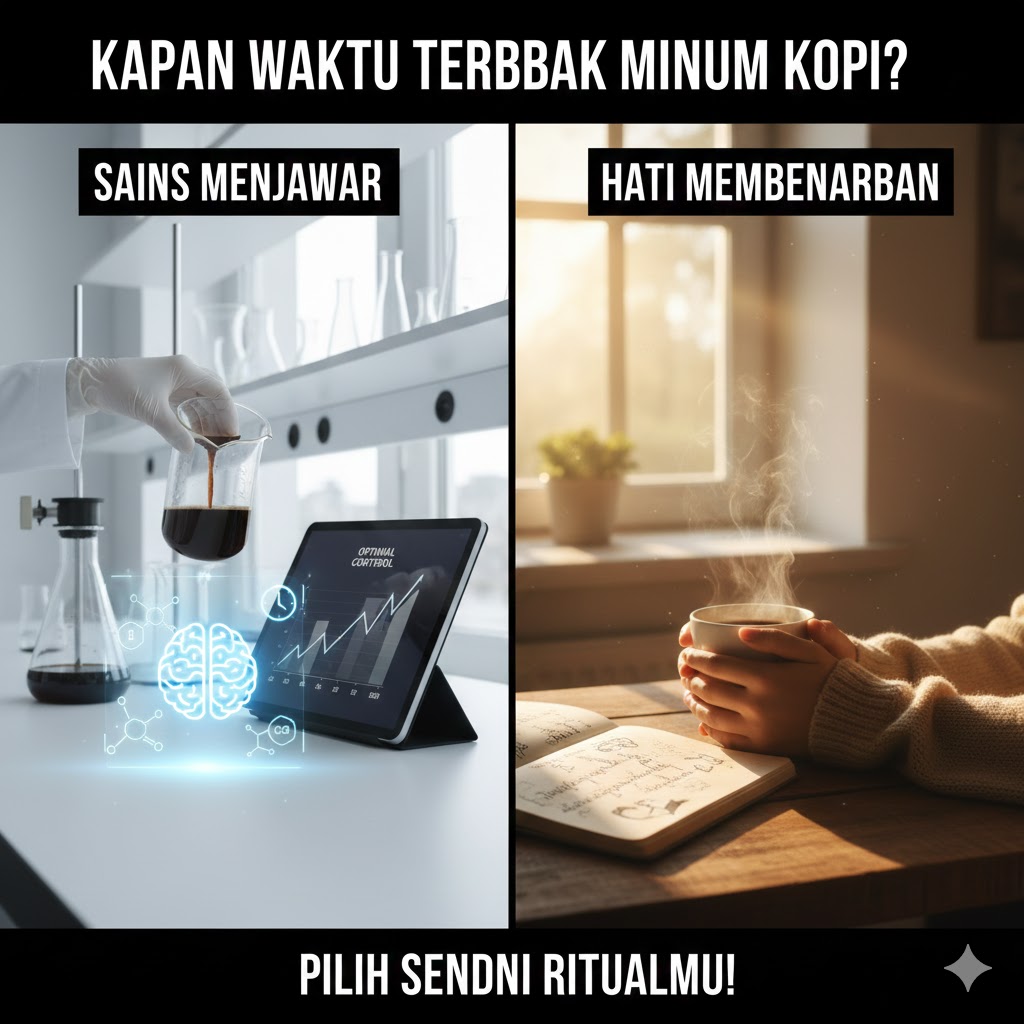 Kapan Waktu Terbaik Minum Kopi? Sains Menjawab, Hati Membenarkan