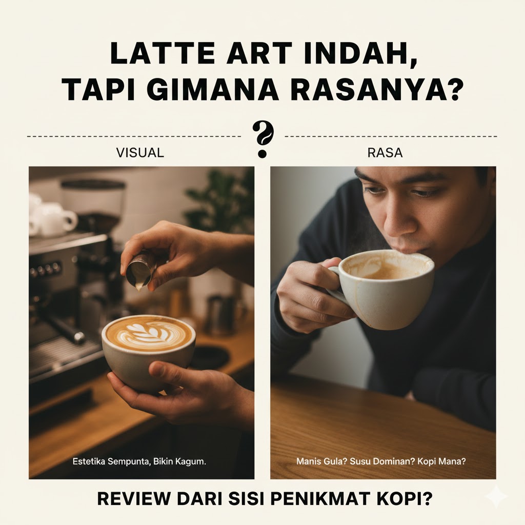 Latte Art Indah, Tapi Gimana Rasanya? Review dari Sisi Penikmat Kopi