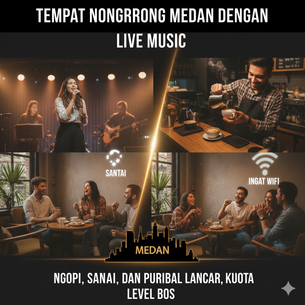 Tempat Nongkrong Medan dengan Live Music: Ngopi, Santai, dan Pura-Pura Jadi Penyanyi
