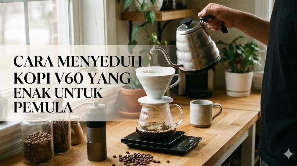 Cara Menyeduh Kopi V60 yang Enak untuk Pemula