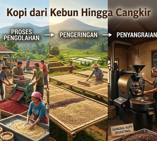 Perjalanan Kopi dari Kebun Hingga Cangkir: Kisah Panjang di Balik Setiap Tegukan