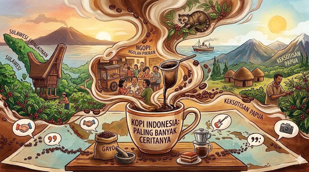 Kalau Kopi Bisa Bicara, Indonesia Pasti Paling Banyak Ceritanya
